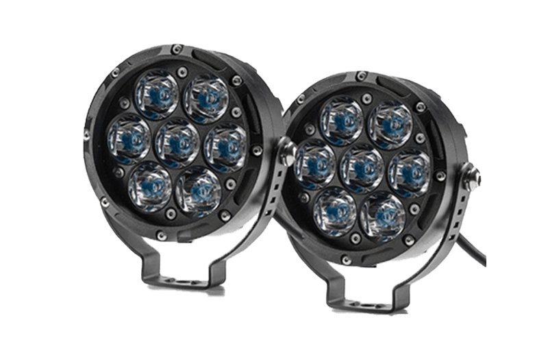 Motorfans L7 LED Lights | 130W Output | 13,000 Lumens | Spot + Combo Beam | Waterproof | 2-Year Warranty Fog Lamps Aux Lamps