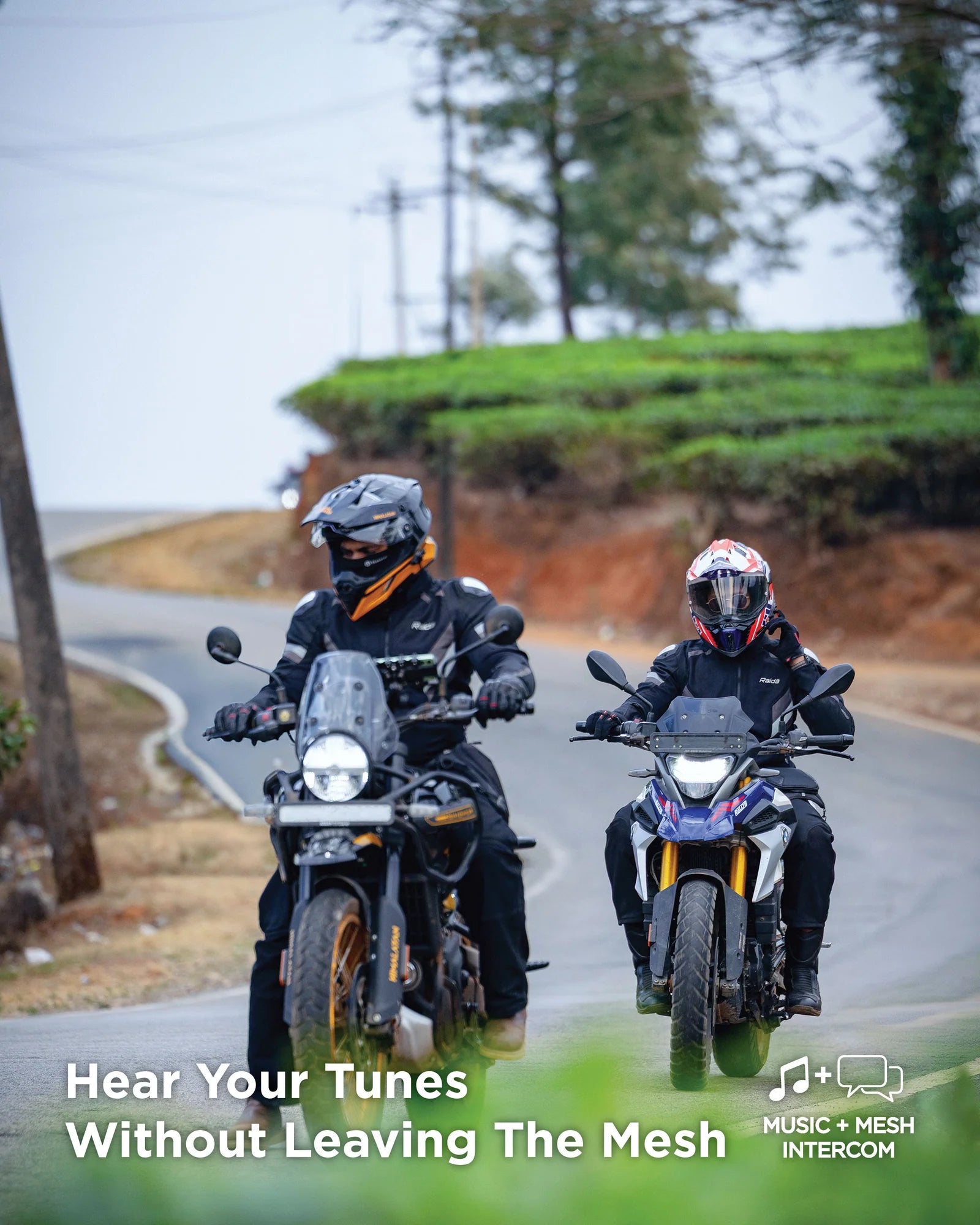 BluArmor C40 Motorcycle Bluetooth Helmet Intercom