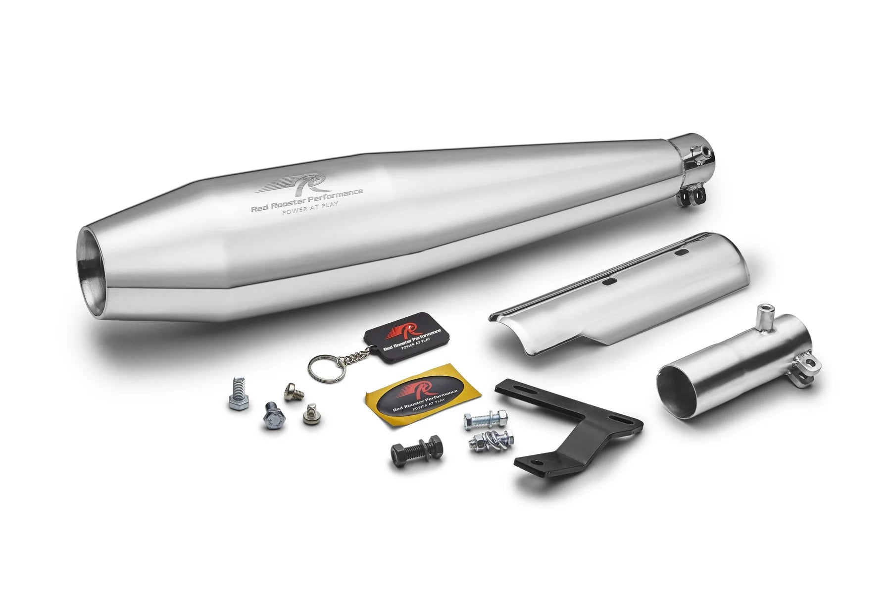 Red Rooster Performance Exhaust Pegasus for Honda H'ness - Polish