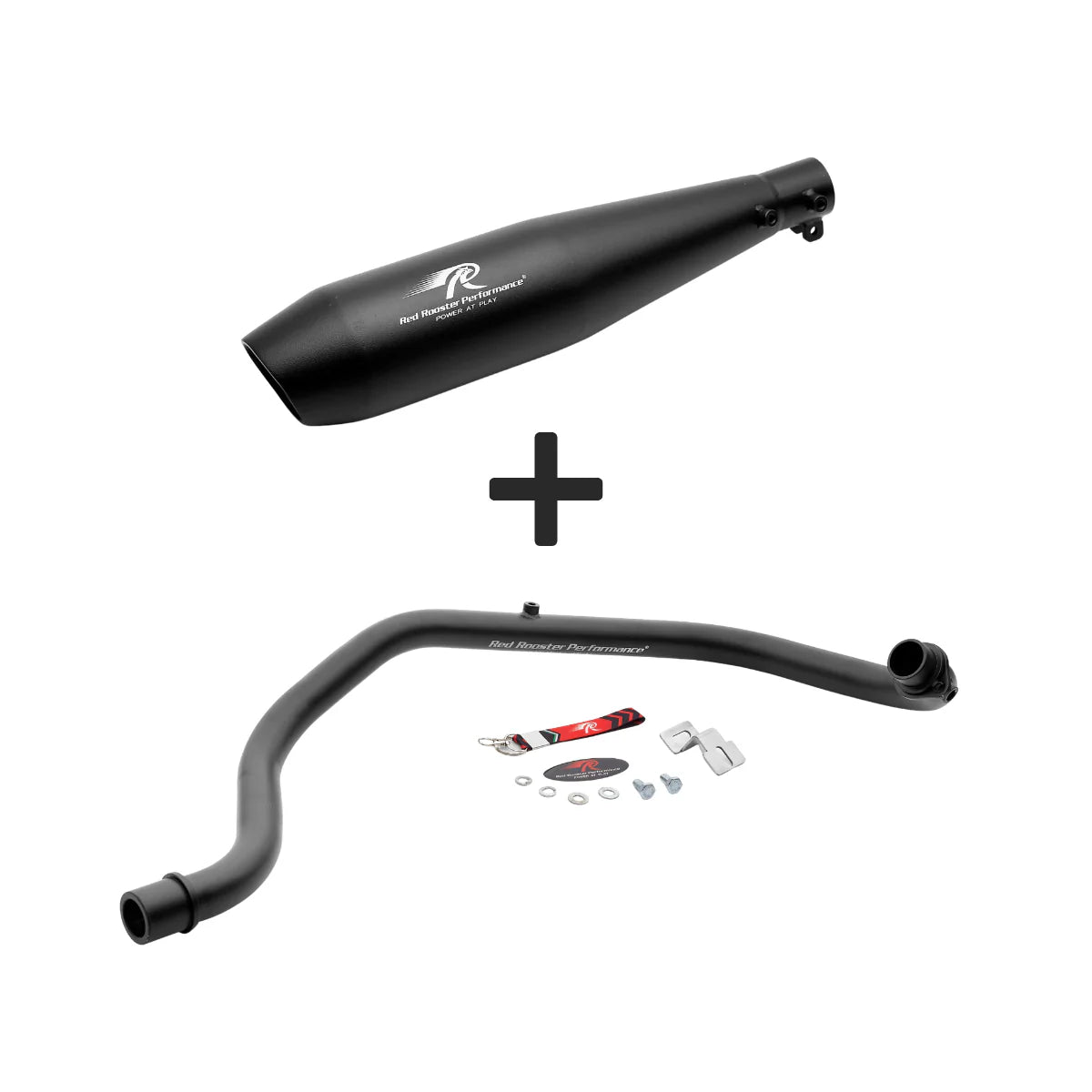 Red Rooster Performance Exhaust Polaris for Xpulse 200 Black