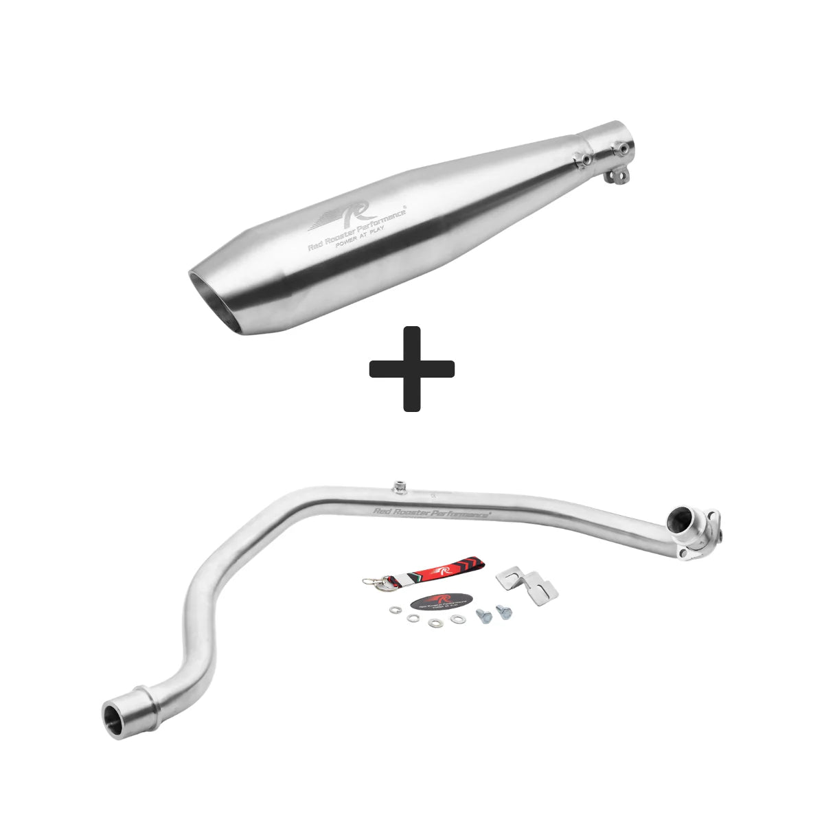 Red Rooster Performance Exhaust Polaris for Xpulse 200 Matte