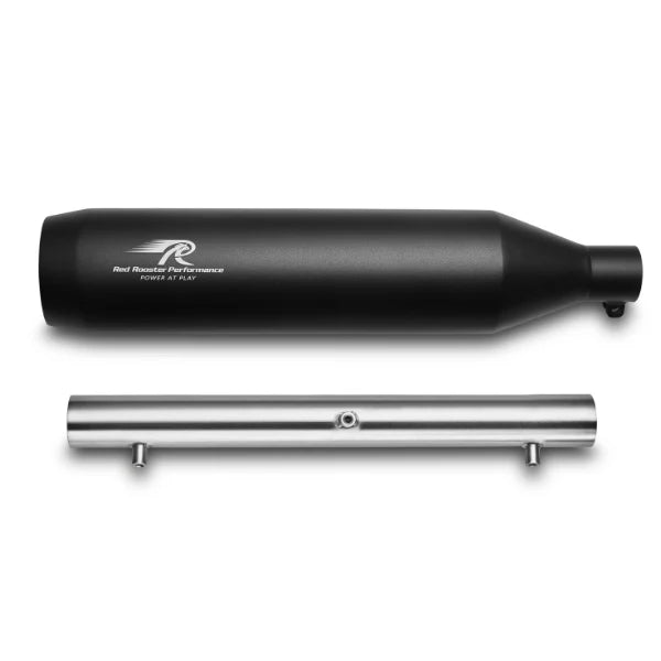 Red Rooster Performance Exhaust Polestar Pro Black for Goan Classic 350