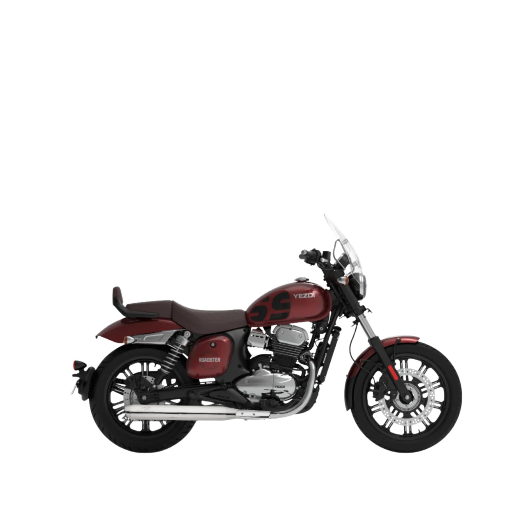 Red Rooster Performance Exhaust Celesta Max for Yezdi Roadster BS6 2.0 - Polish
