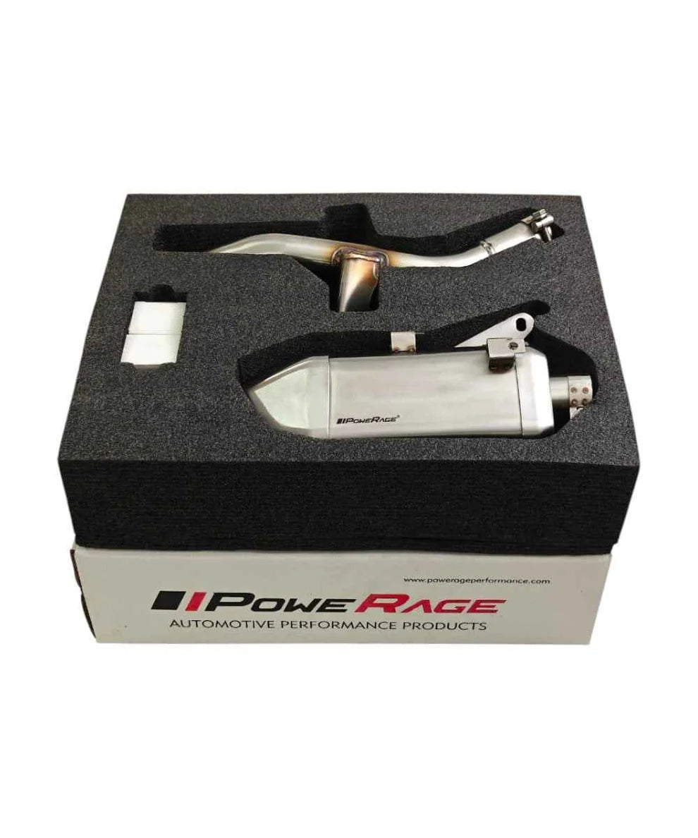 Powerage Slip-On Exhaust for Royal Enfield Himalayan 450 with De-Cat Pipe