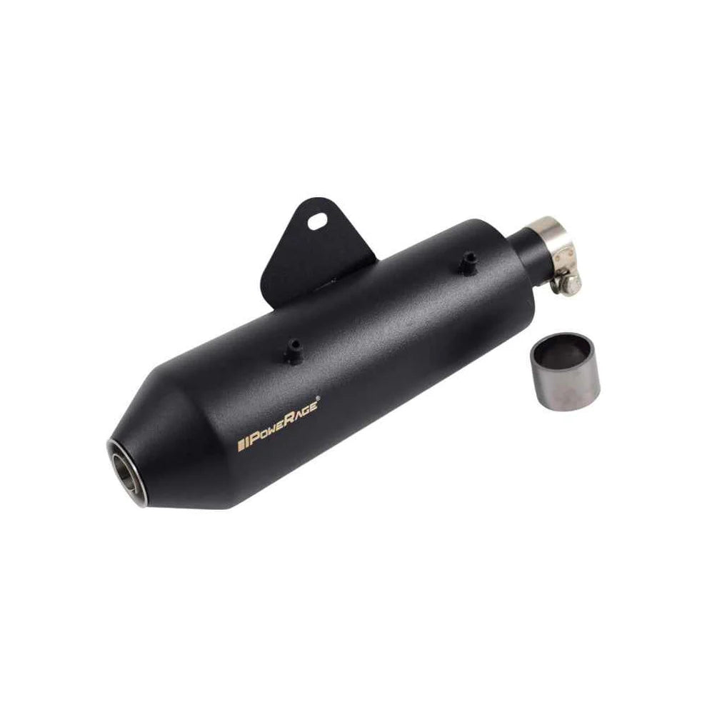 Powerage Slip-On Exhaust for Royal Enfield Hunter 350 – Black Finish