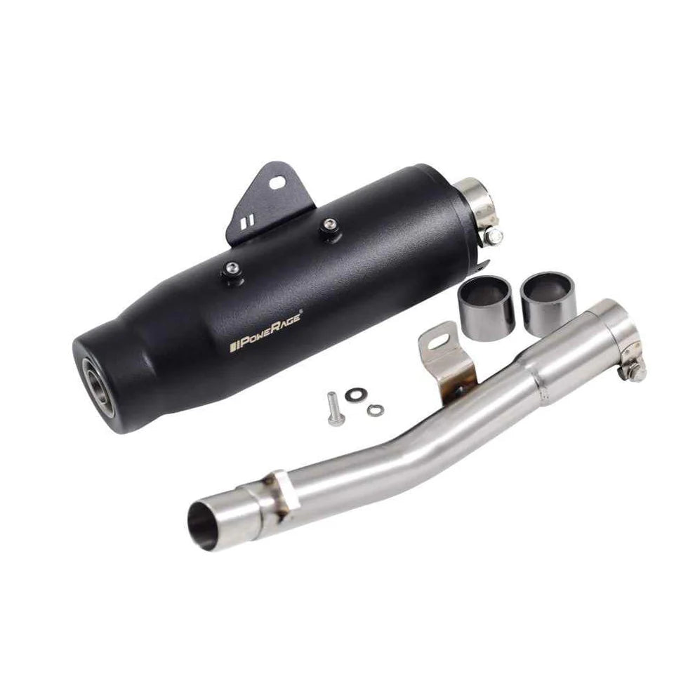 Powerage Slip-On Exhaust for Royal Enfield Bear 650 (OE Type) with De-Cat Pipe