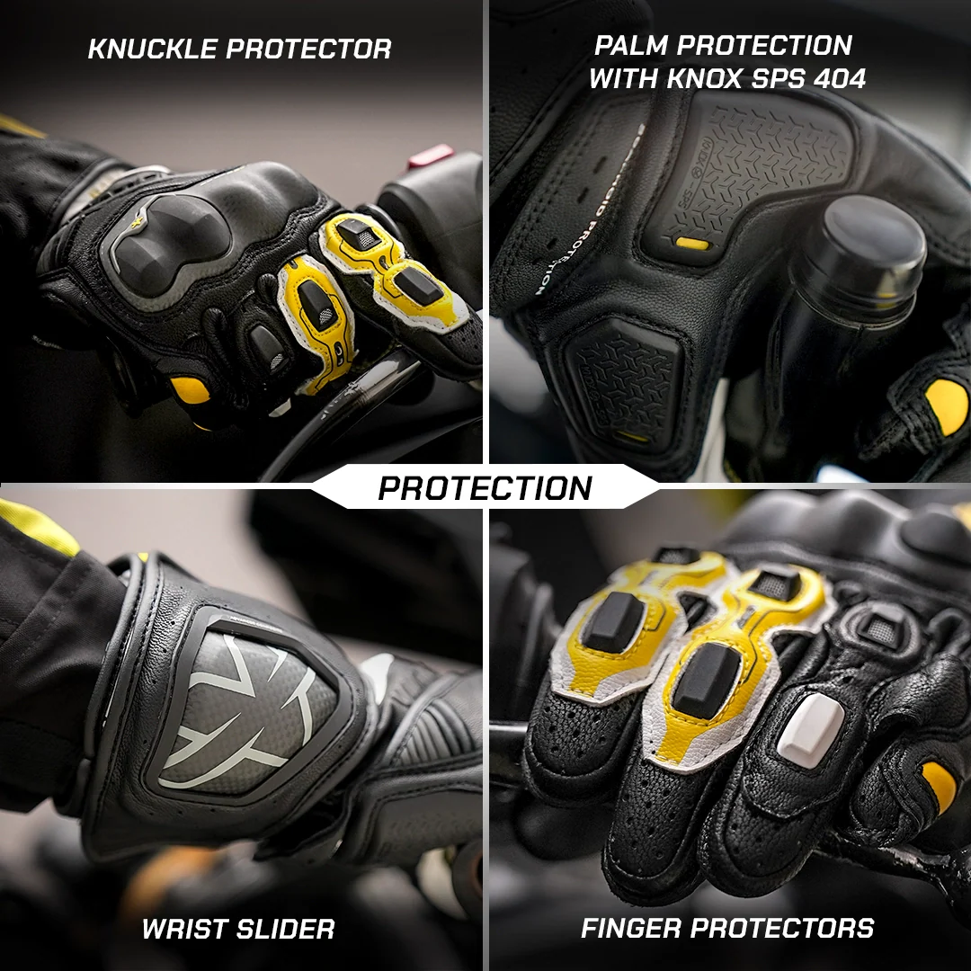 Viaterra Full Gauntlet Riding Gloves MK3 Grid