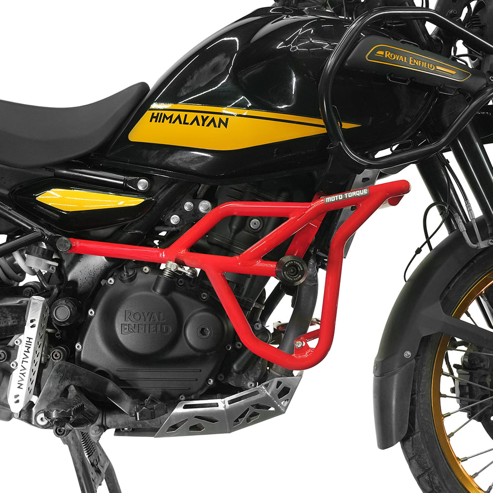 Moto Torque Panther Crash Guard For Royal Enfield Himalayan 450 - Red