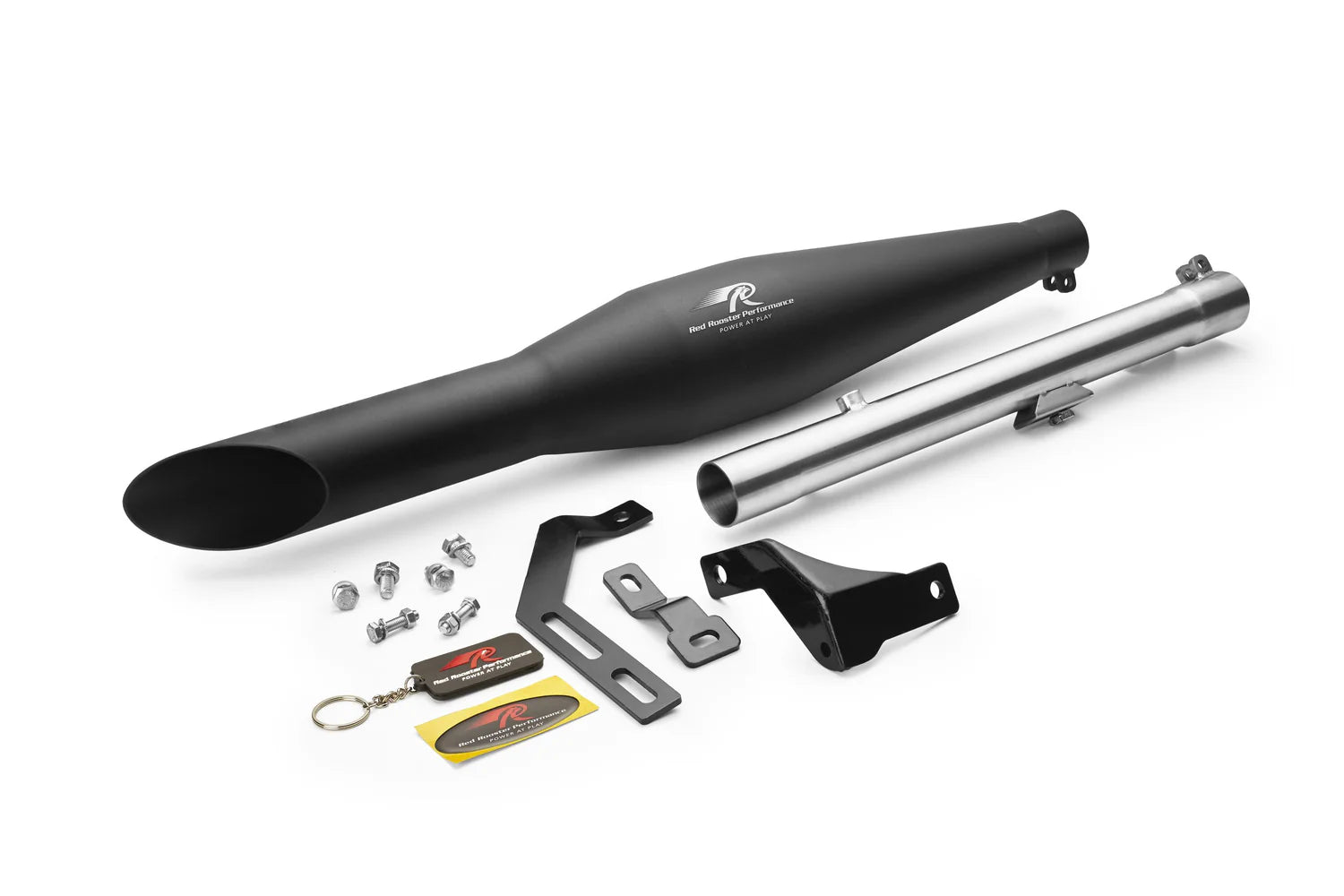 Red Rooster Performance Exhaust RRP Rumbler Ace (Black) Exhaust for Royal Enfield Classic 350 (2024–2026)
