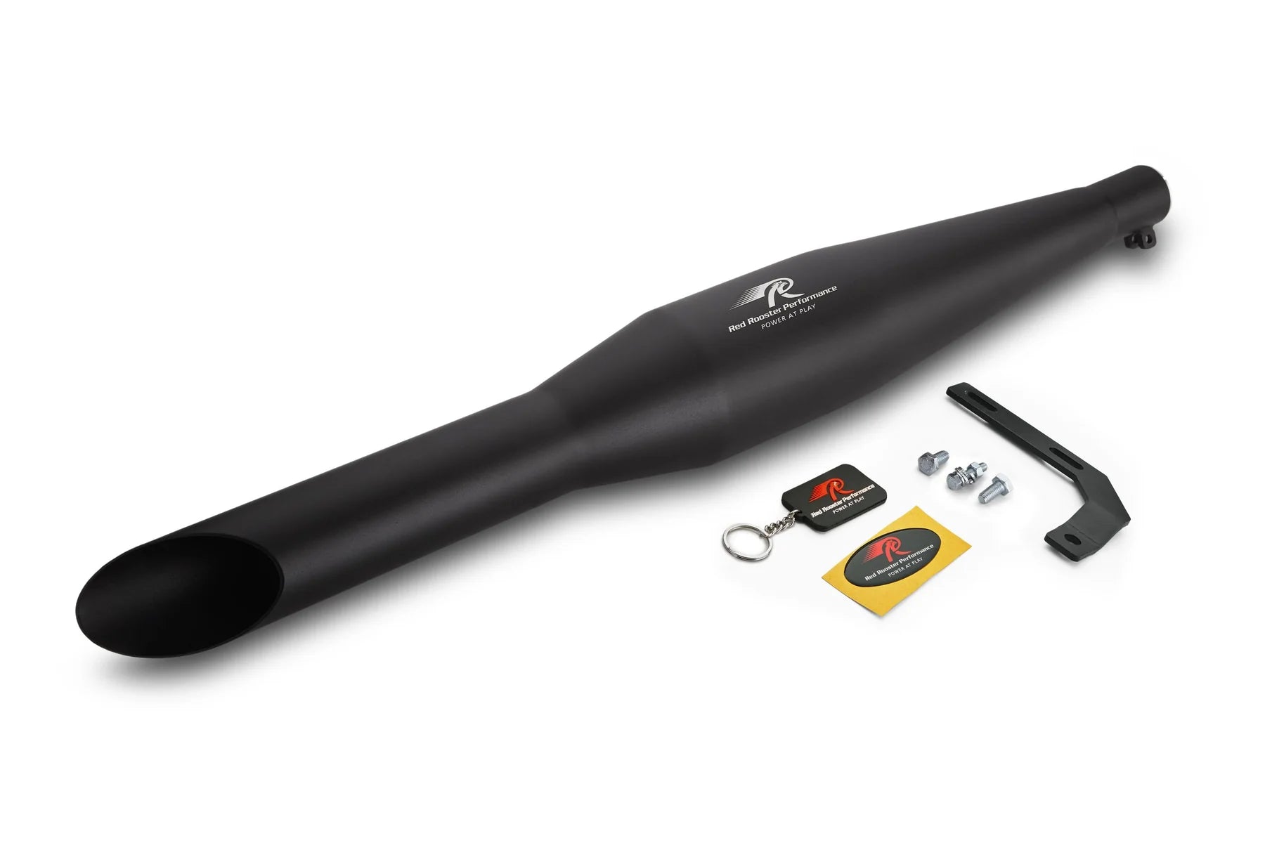 Red Rooster Performance Exhaust Rumbler Black for Bullet 350 and Standard 350
