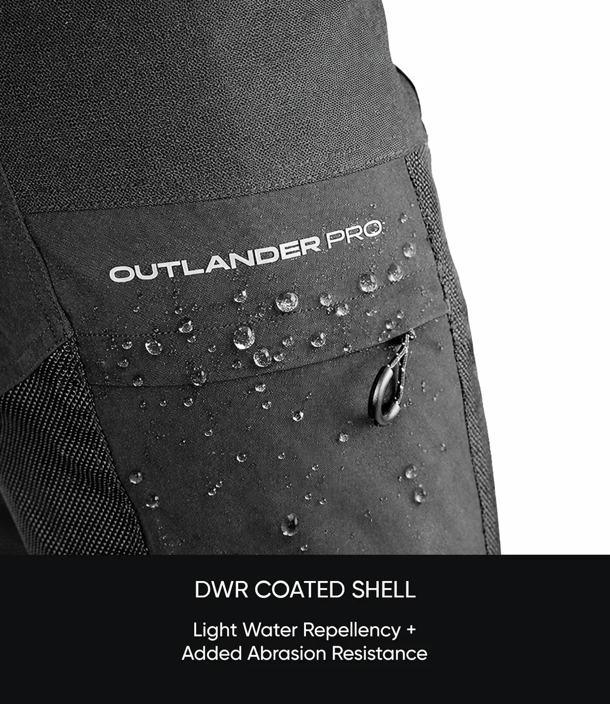 Rynox Riding Pant Outlander Pro Black - CE Certified Class AA