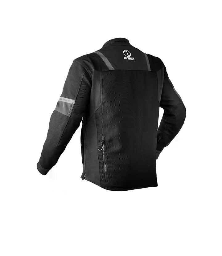 Rynox Riding Jacket Outlander Pro Black - CE Certified Class AA