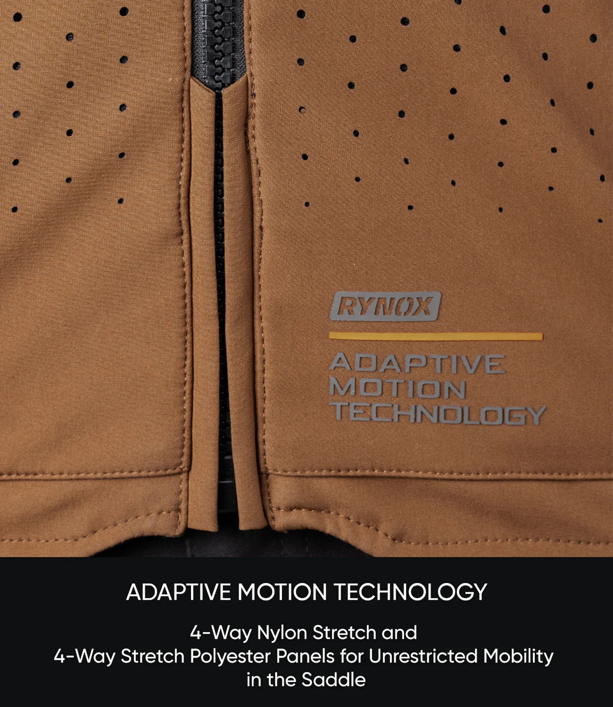 Rynox Riding Jacket Outlander Pro Brown - CE Certified Class AA