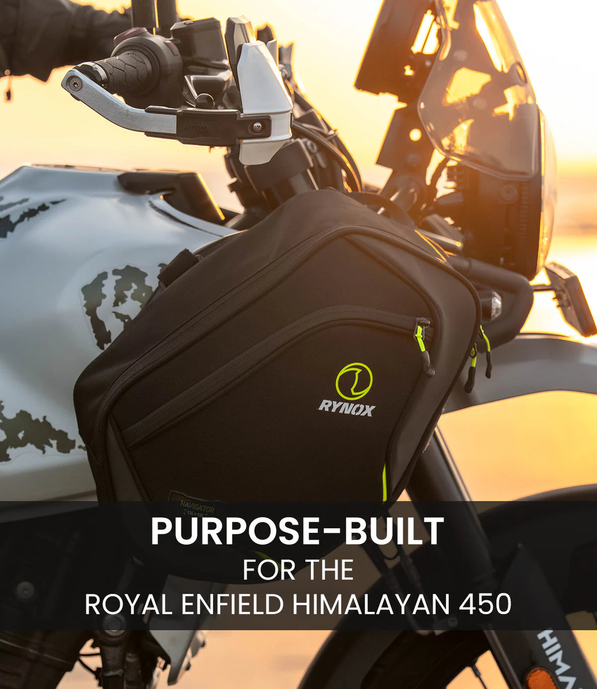 Rynox Frame bag Navigator 24L Waterproof For Royal Enfeild Himalayan 450