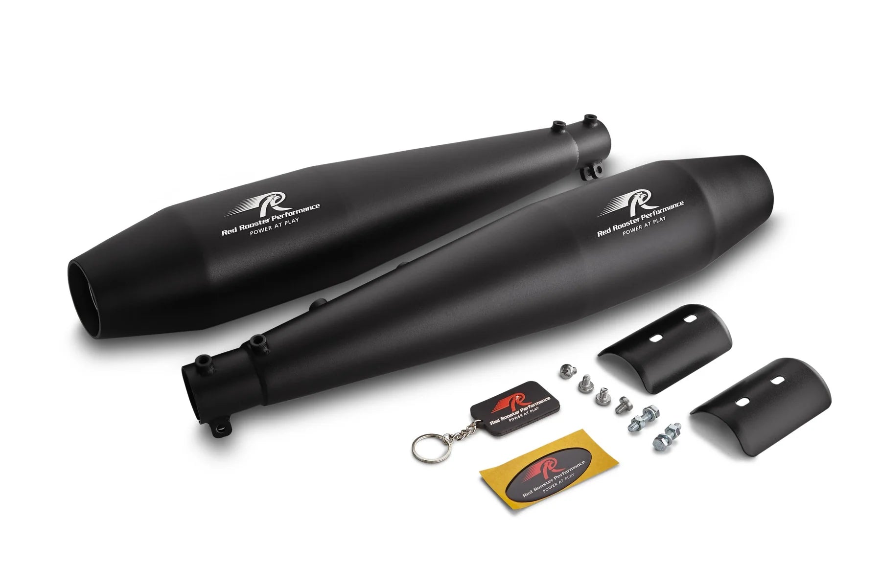 Red Rooster Performance Exhaust Stellar Black for Interceptor 650/ Continental GT 650