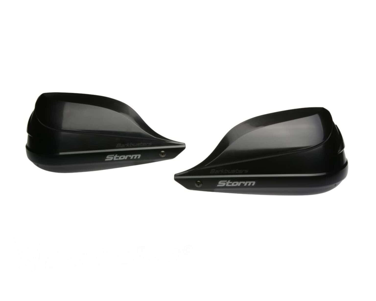 Barkbusters STORM Handguard – Single Point Bar End Mount for Hollow Handlebars – Black