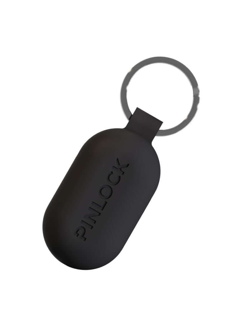 Pinlock Earplugs soft keychain storage case