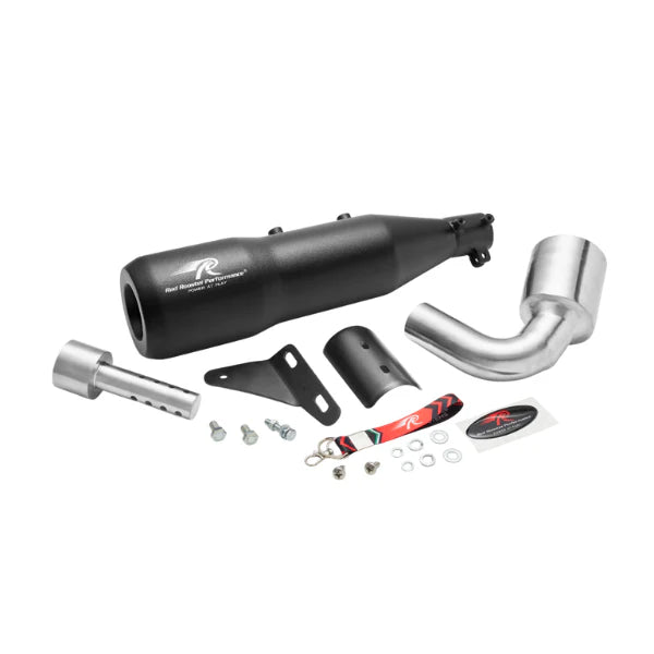 Red Rooster Performance Exhaust Altair Black For Dominar 250 And Dominar 400