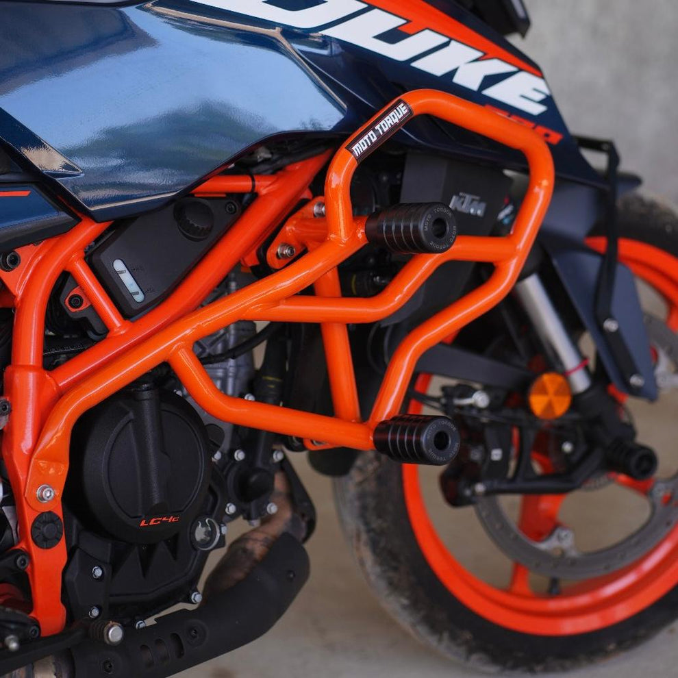 Moto Torque Thor Crash Guard For KTM Duke 250/390 Gen 3 - Orange
