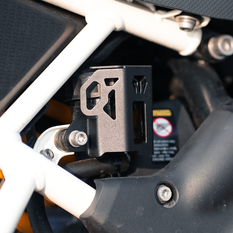 Moto Torque Reservoir Oil Guard For TVS Apache RTX 300 - Mild Steel