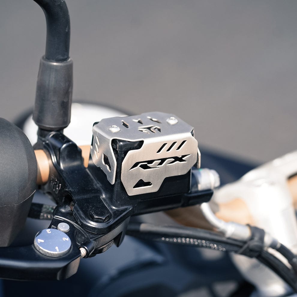 Moto Torque Front Master Cylinder Guard For TVS Apache RTX 300 - Stainless Steel