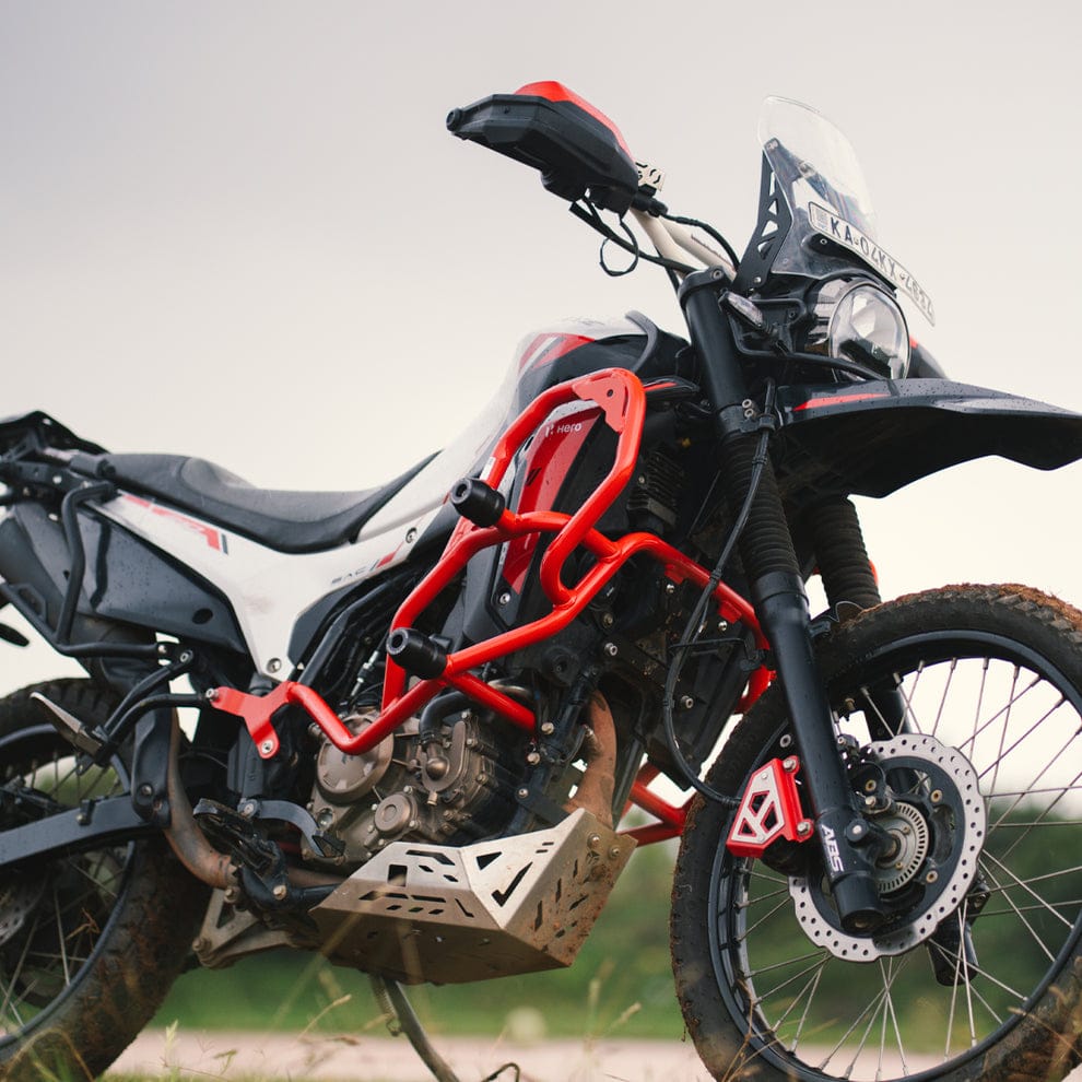 Moto Torque Teramaxx Crash Guard For Hero Xpulse 210 - Red