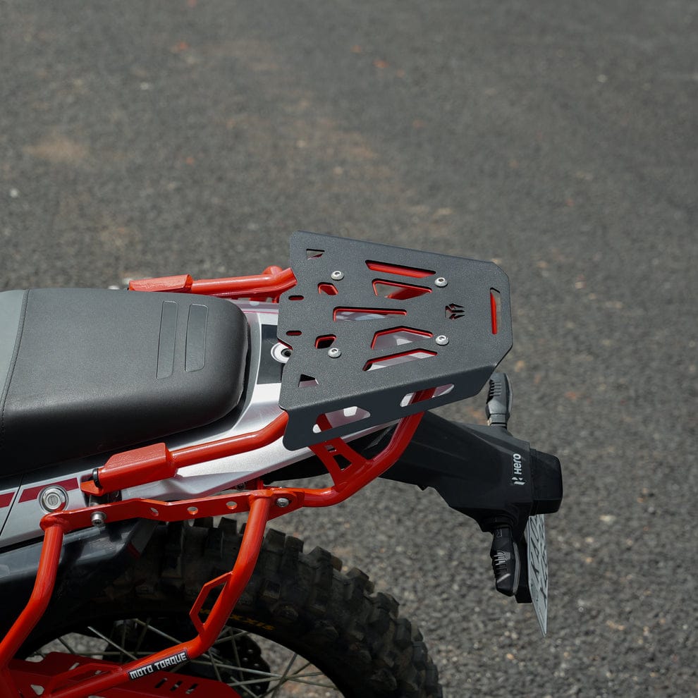Moto Torque Back Carrier For Hero Xpulse 210 - Red