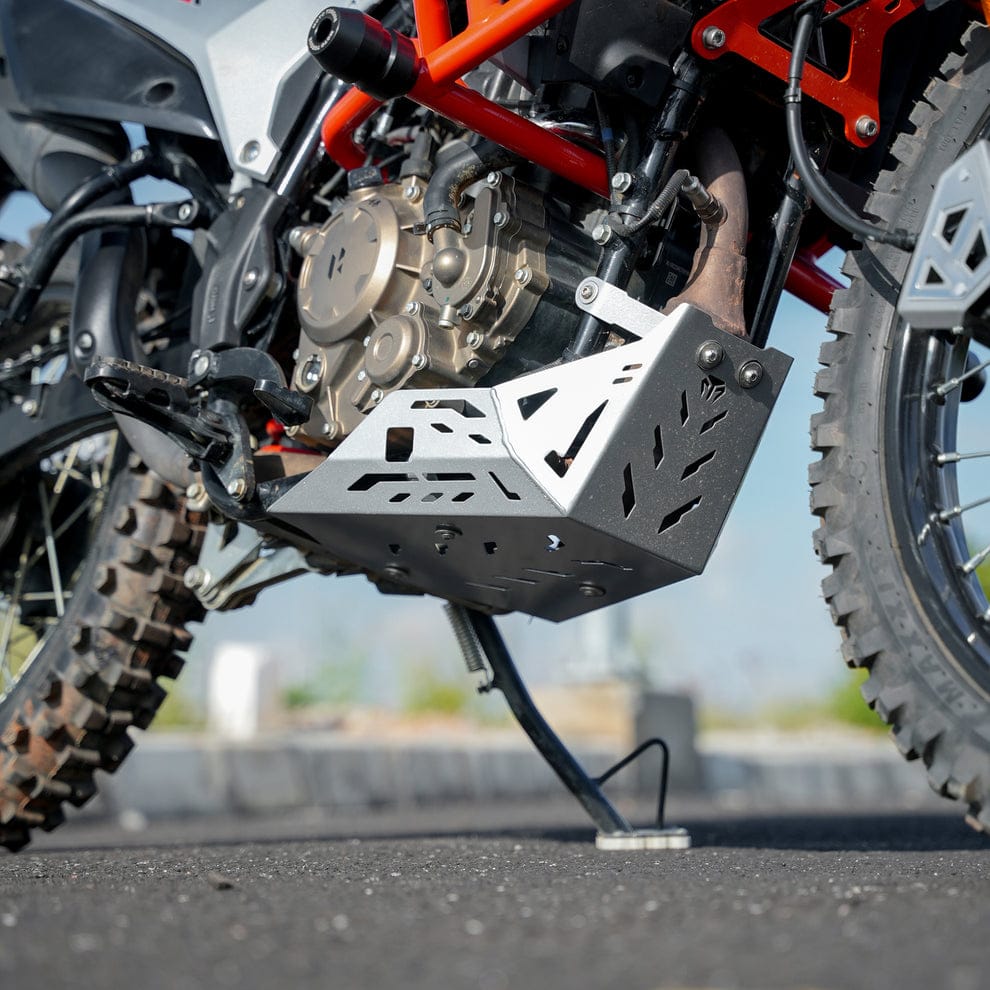 Moto Torque Engine Guard For Hero Xpulse 210 - Silver