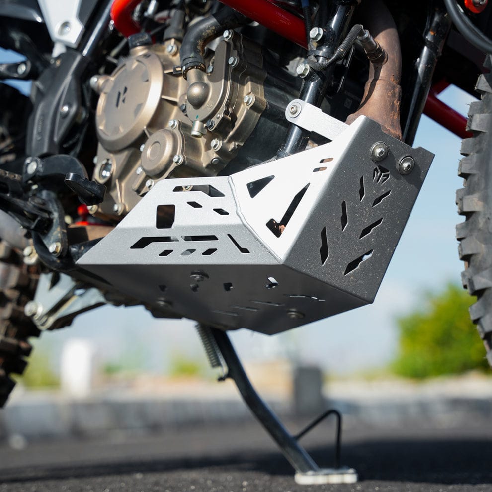 Moto Torque Engine Guard For Hero Xpulse 210 - Silver