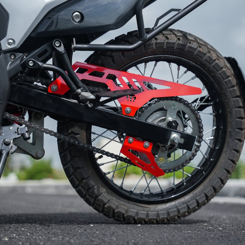Moto Torque Chain Guard For Hero Xpulse 210 - Red