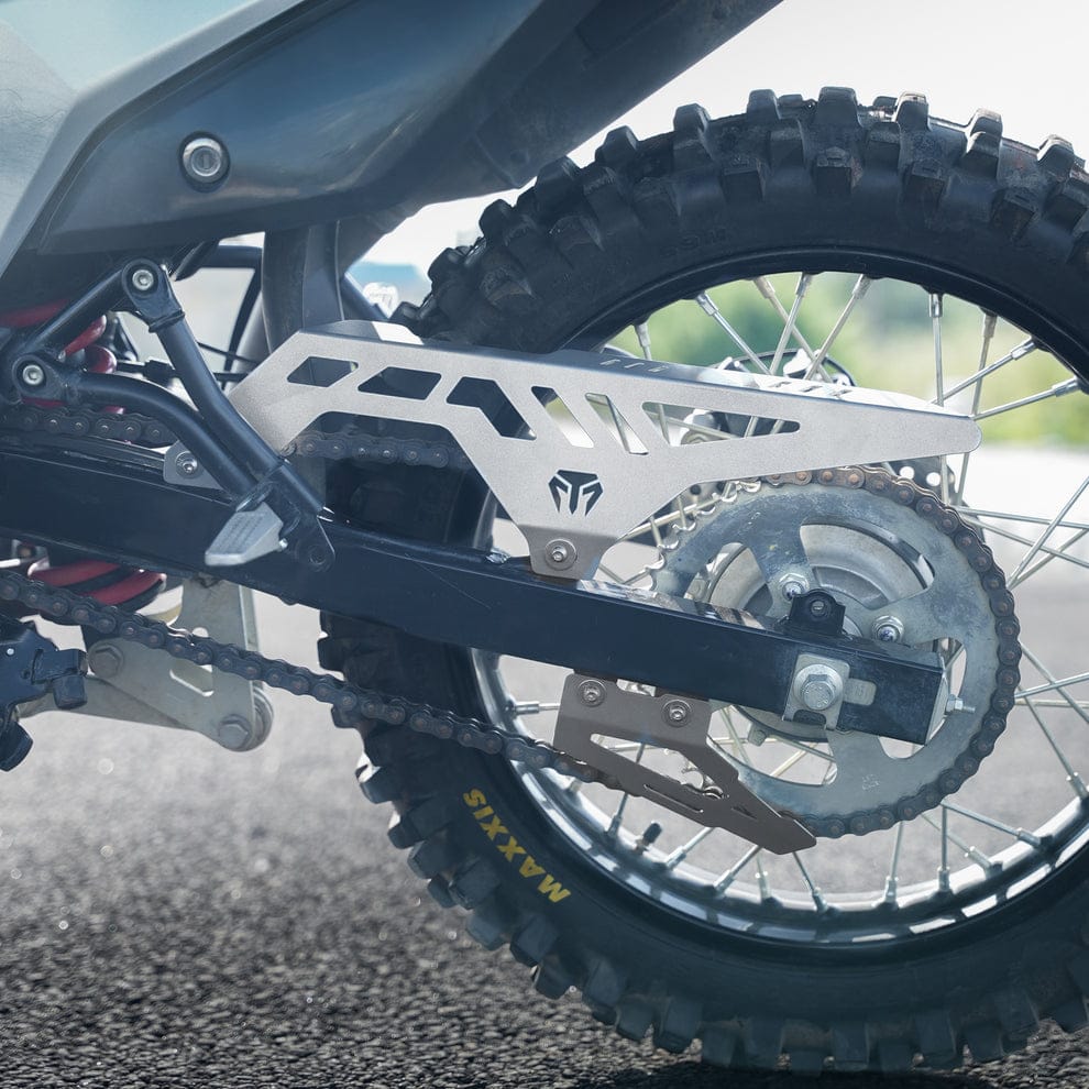 Moto Torque Chain Guard For Hero Xpulse 210 - Silver
