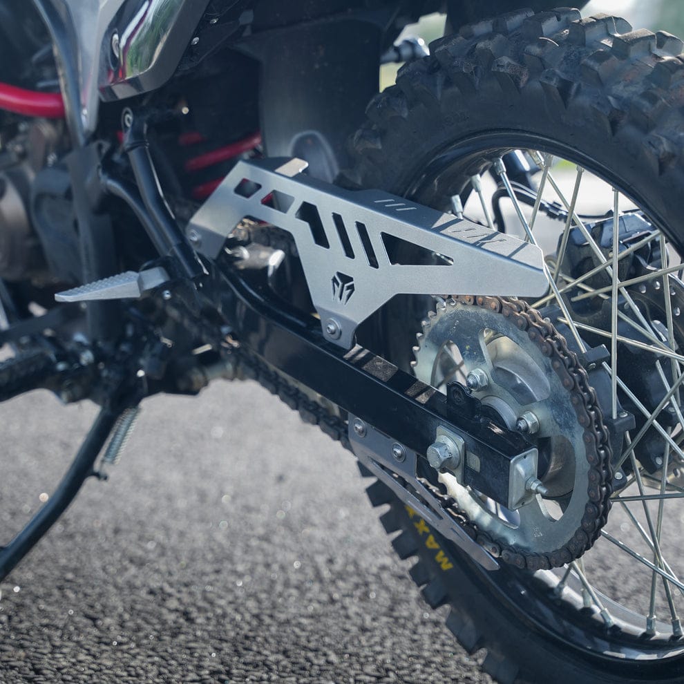 Moto Torque Chain Guard For Hero Xpulse 210 - Silver