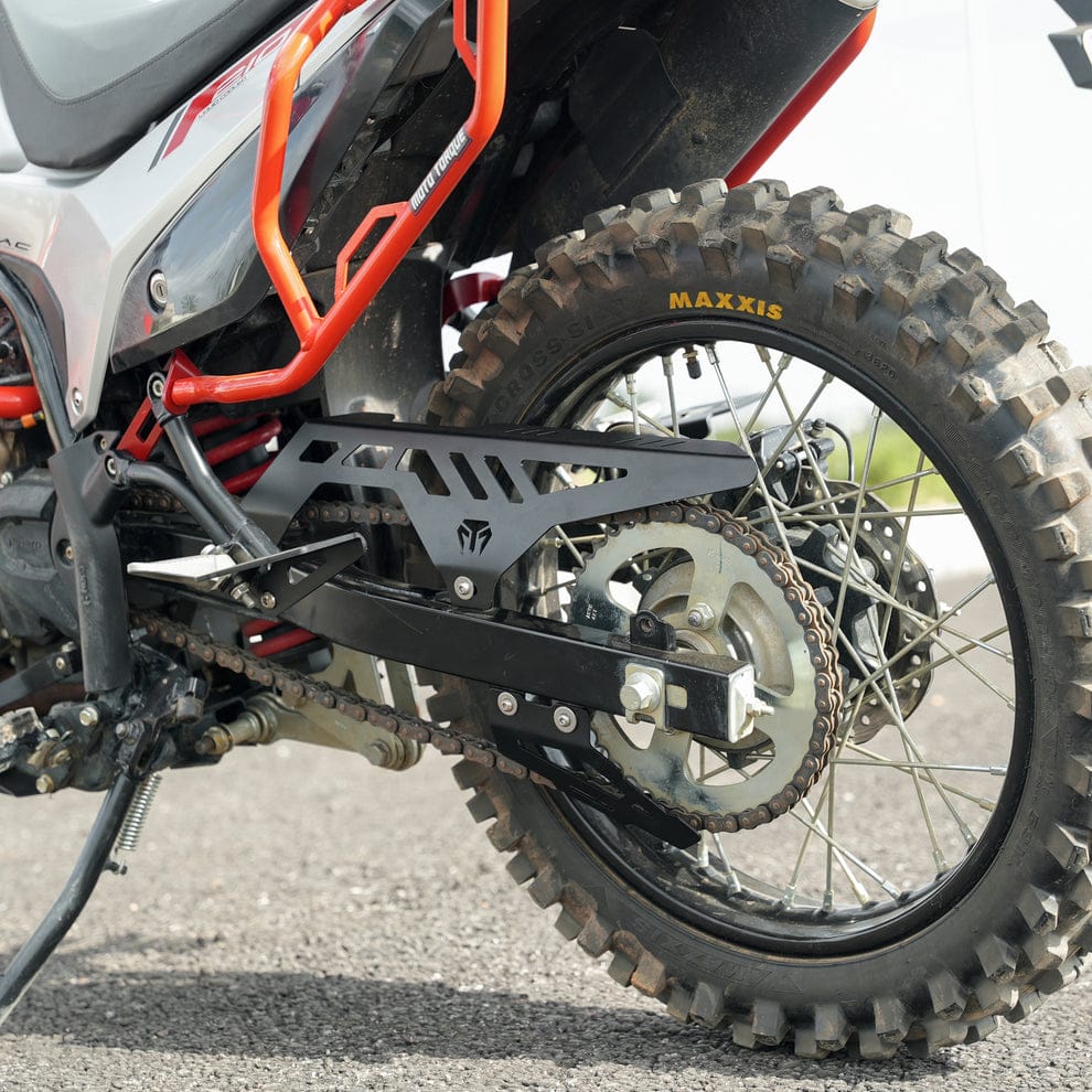 Moto Torque Chain Guard For Hero Xpulse 210 - Black