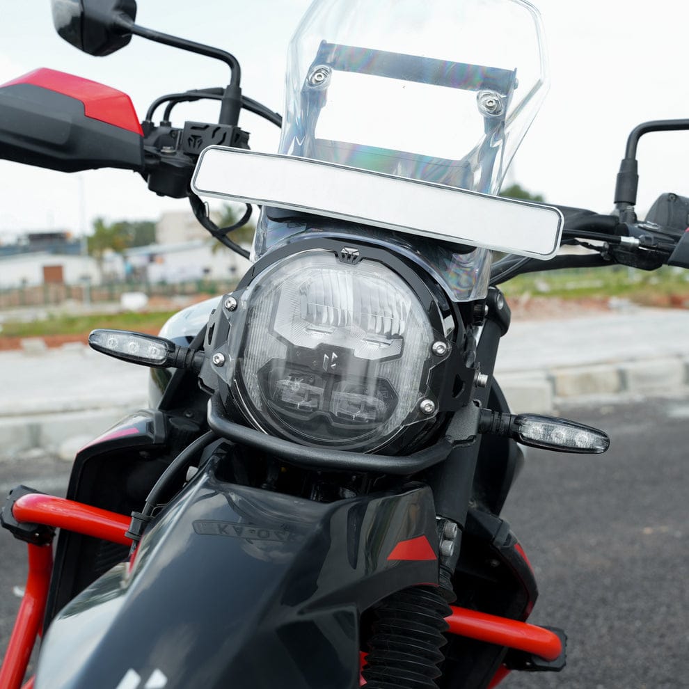 Moto Torque Headlight Guard For Hero Xpulse 210 - Acrylic