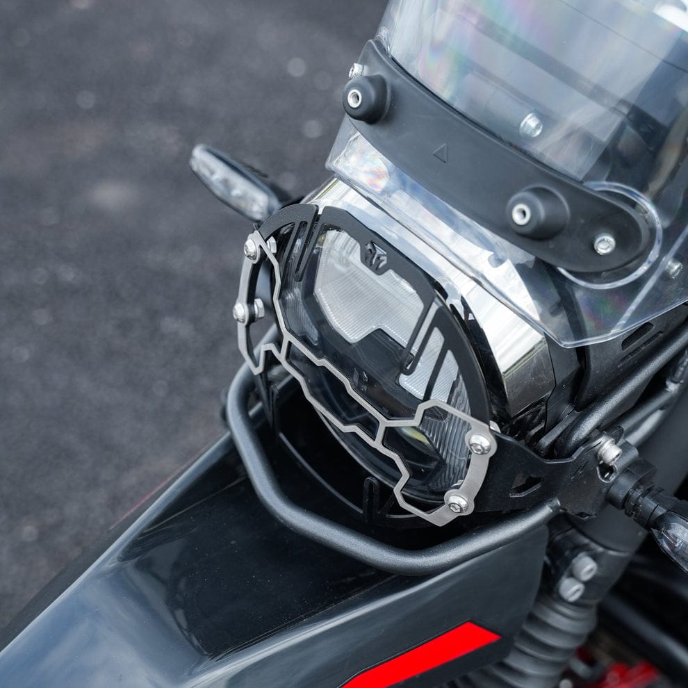Moto Torque Headlight Guard For Hero Xpulse 210 - Mild Steel & Stainless Steel