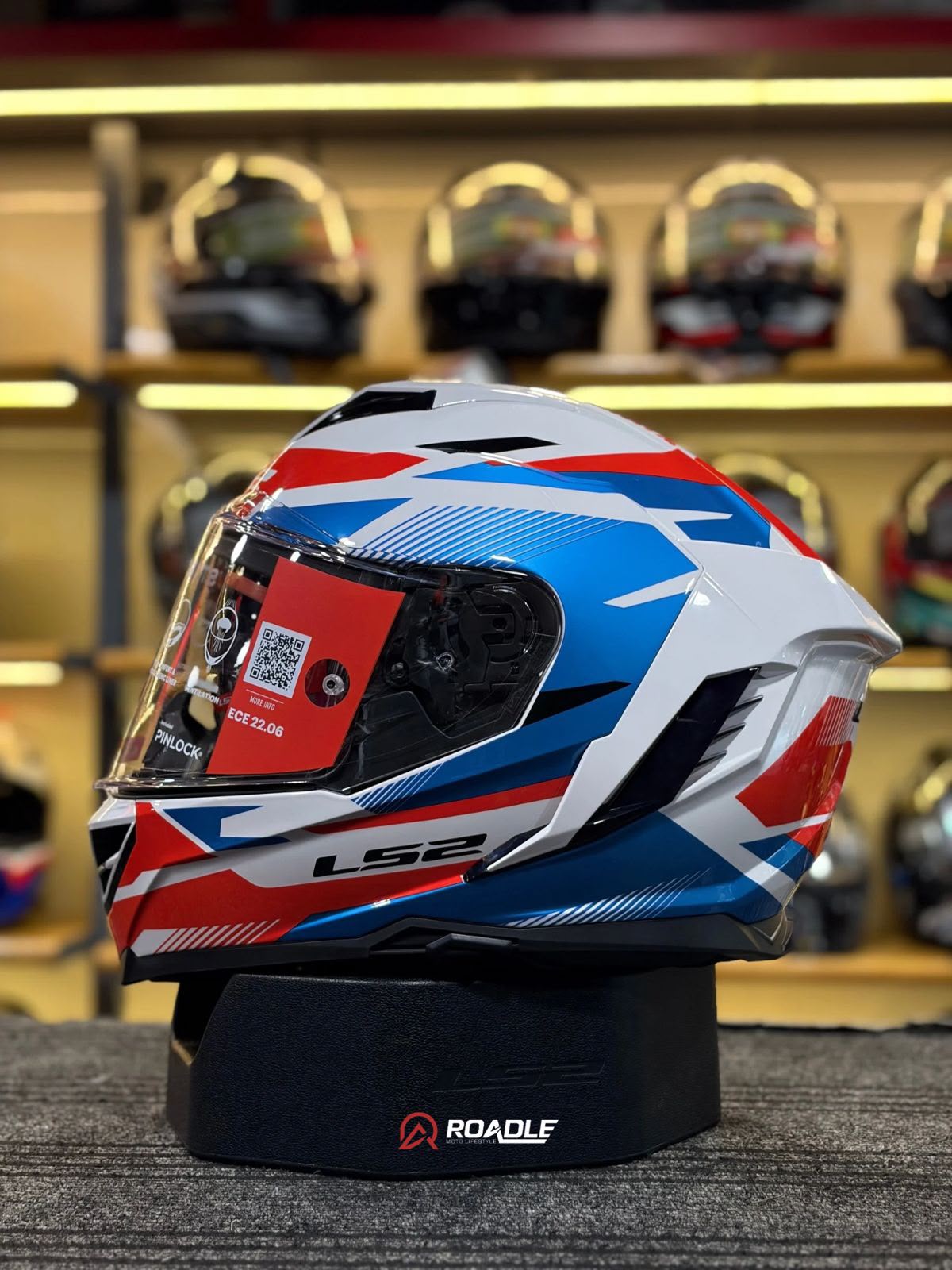LS2 FF818 STORM III KOMAI White Blue Red