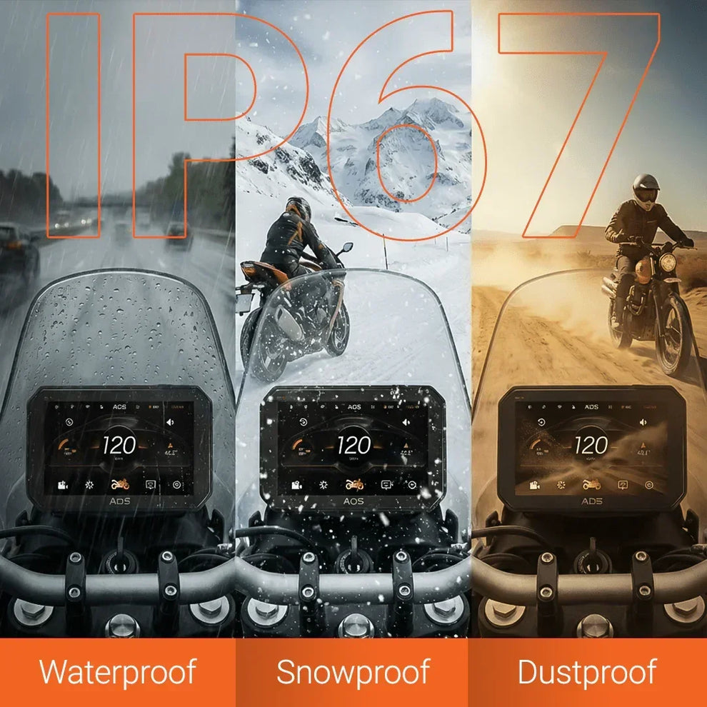 ADS Rover 3.0 Pro 6.25" Motorcycle Carplay & Android Auto Display