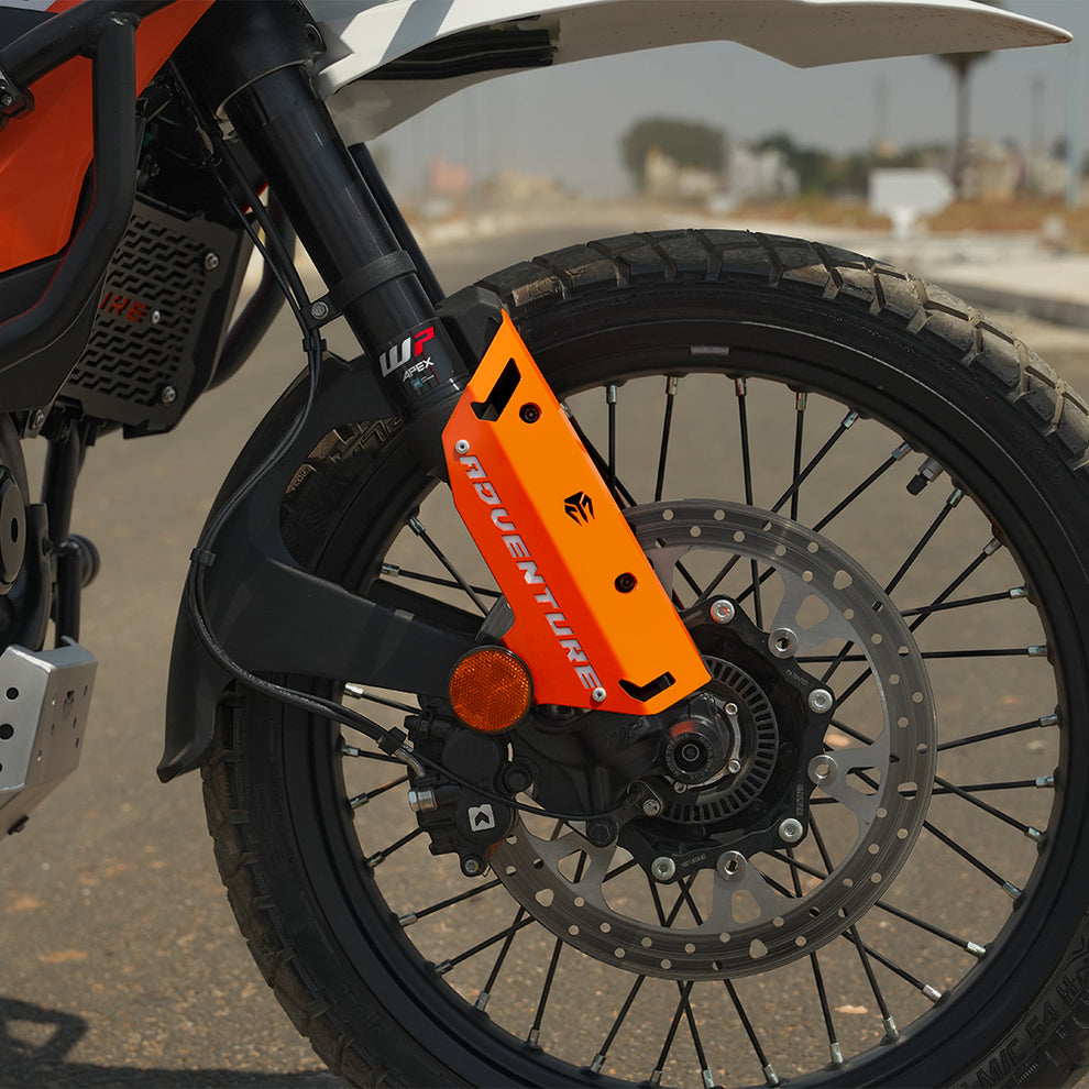 Moto Torque Fork Protectors For KTM Adventure 250/390 2025 - Orange (Metal)