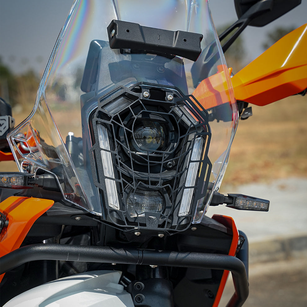 Moto Torque Headlight Guard Spider For KTM Adventure 250/390 2025
