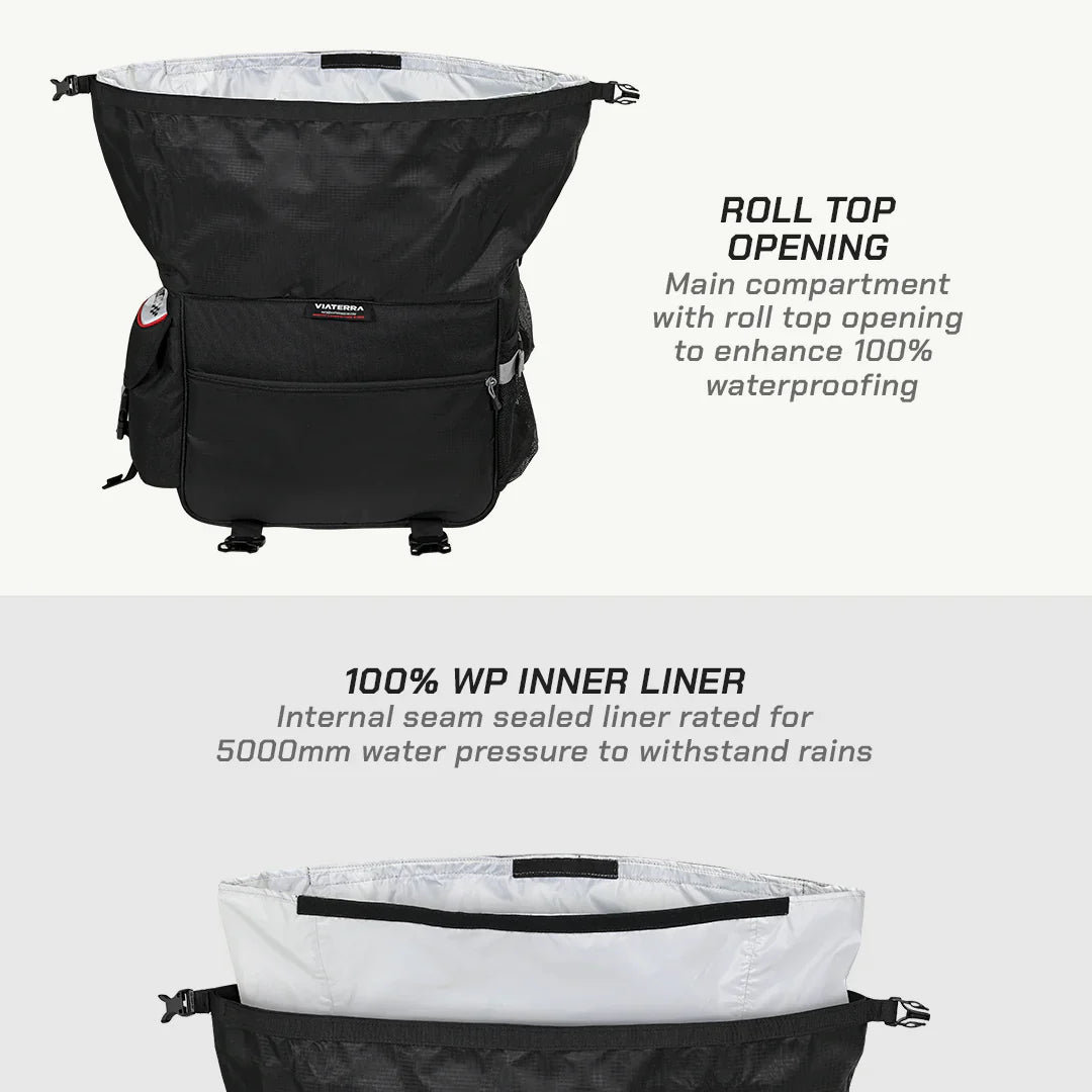 Viaterra Saddle Bag Leh 100% Waterproof 70L