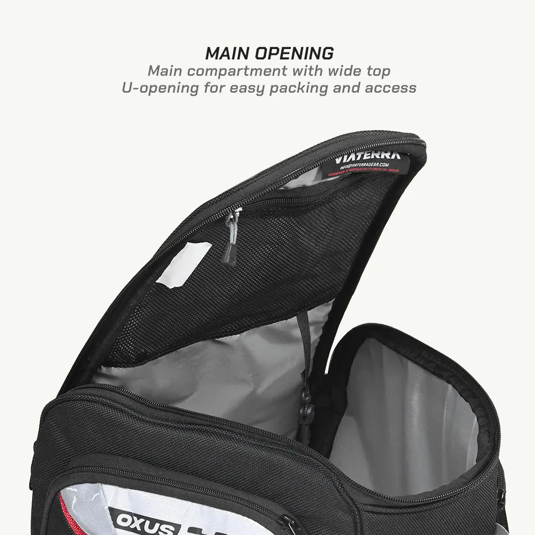 VIATERRA OXUS UNIVERSAL MOTORCYCLE TANK BAG (STRAP BASED)