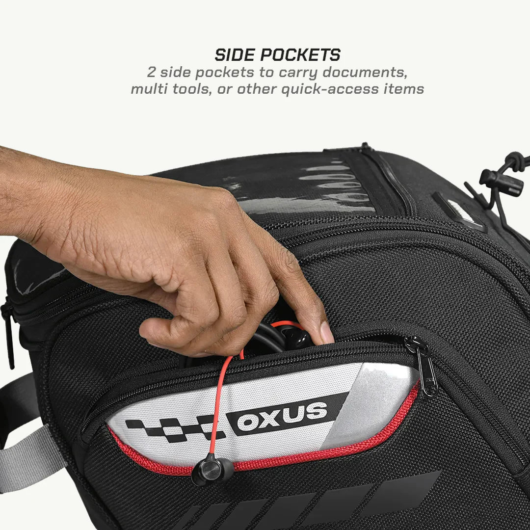 VIATERRA OXUS UNIVERSAL MOTORCYCLE TANK BAG (STRAP BASED)