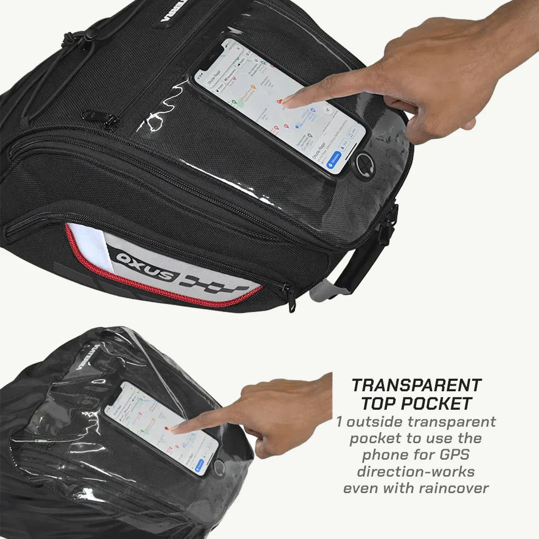 VIATERRA OXUS UNIVERSAL MOTORCYCLE TANK BAG (STRAP BASED)