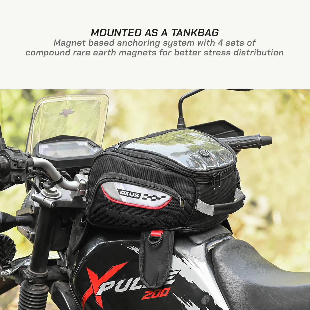 VIATERRA OXUS UNIVERSAL MOTORCYCLE TANK BAG (STRAP BASED)