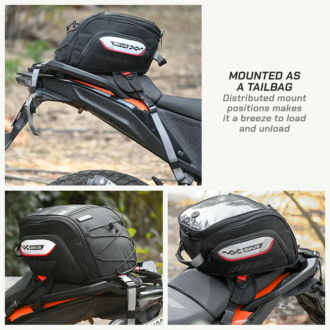 VIATERRA OXUS UNIVERSAL MOTORCYCLE TANK BAG (STRAP BASED)