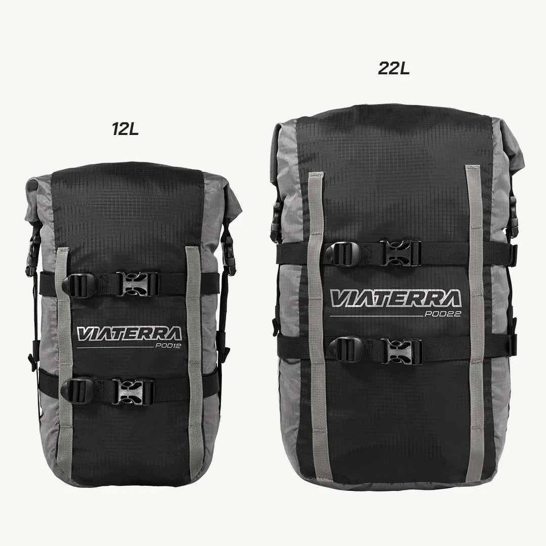 VIATERRA POD - 100% WATERPROOF MOTORCYCLE TAIL BAG