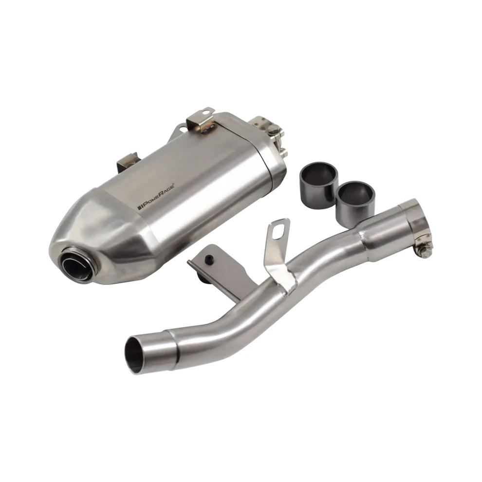Powerage Slip-On Exhaust for Royal Enfield Guerrilla 450 (with De-Cat Pipe)