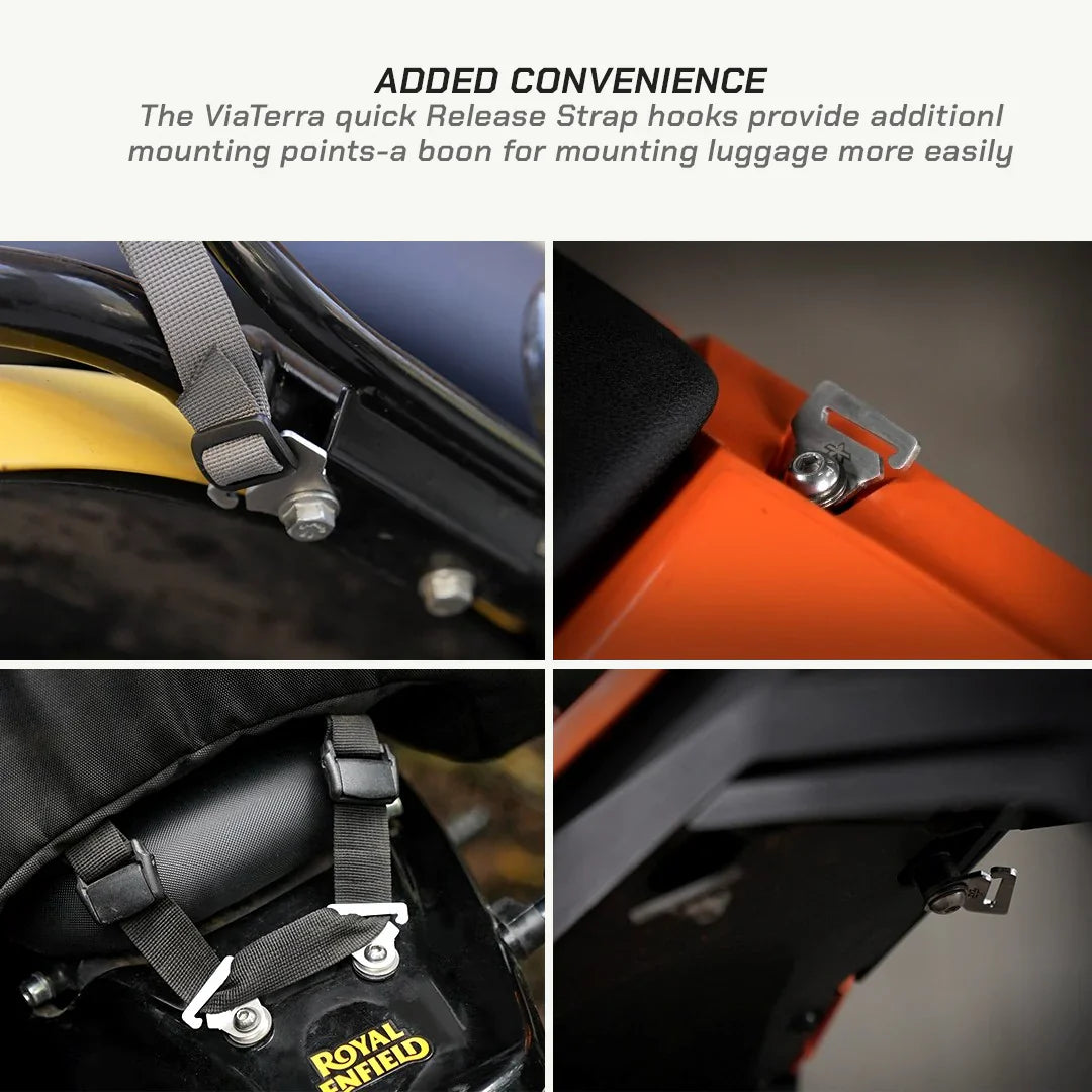 Viaterra Quick Release Strap Hooks