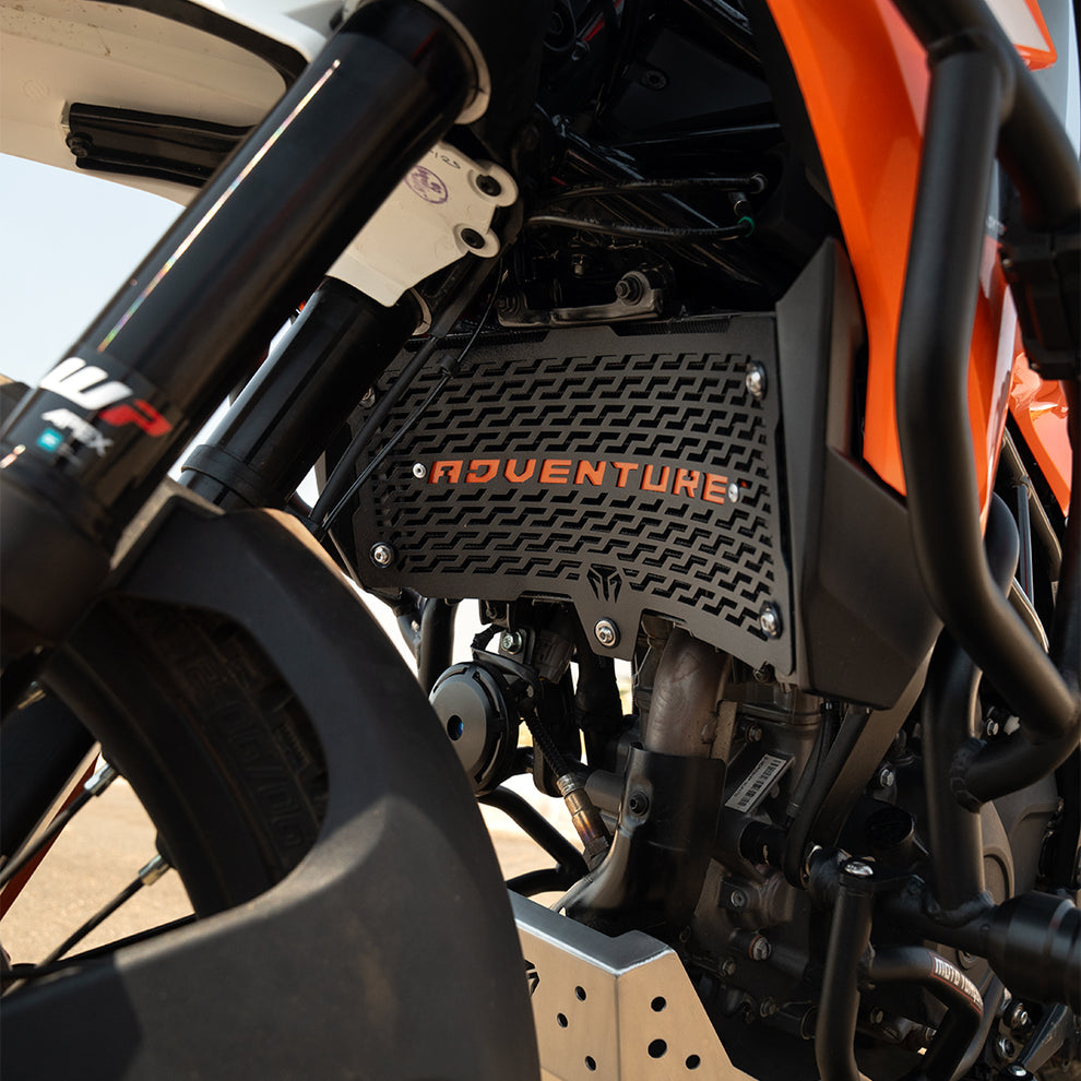 Moto Torque Radiator Guard For KTM Adventure 250/390 2025 - Mild Steel