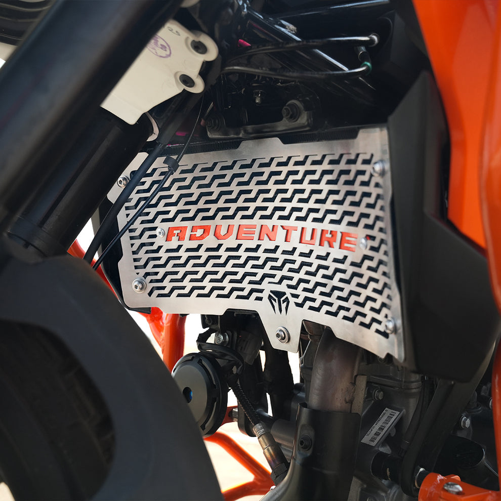 Moto Torque Radiator Guard For KTM Adventure 250/390 2025 - Stainless Steel